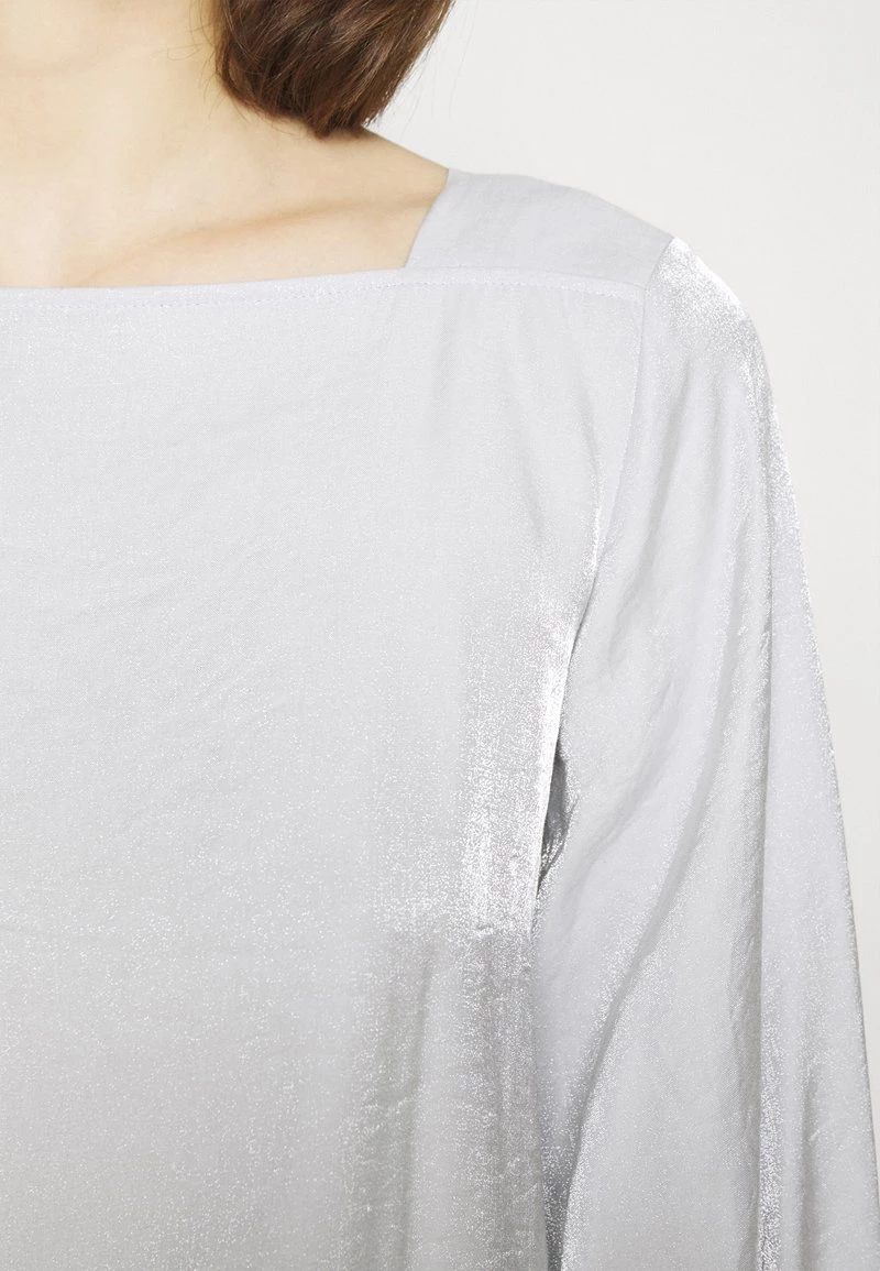 Opus FARRIE SHINE Blouse Hazy Fog Melange Femme 6 Opus FARRIE SHINE Blouse Hazy Fog Melange Femme – Image 4