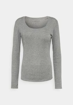 Opus SORANA T Shirt à Manches Longues Easy Grey Femme -Opus Soldes Magasin af67fb18e208453392865a7d2c4c68cf