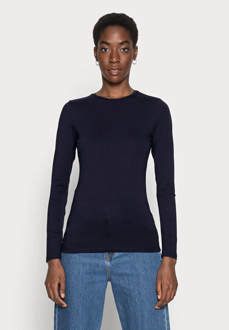 Opus SMILLA T Shirt à Manches Longues Simply Blue Femme 3 Opus SMILLA T Shirt à Manches Longues Simply Blue Femme