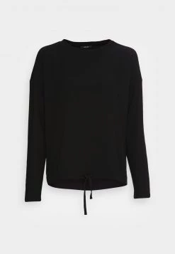 Opus SIKRIT T Shirt à Manches Longues Black Femme -Opus Soldes Magasin b10cdefa4f034502889b6f64b20cc903