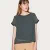 Opus FALOMA Blouse Dark Green Femme -Opus Soldes Magasin b6bc4ef1a4164426b409338851775e1e