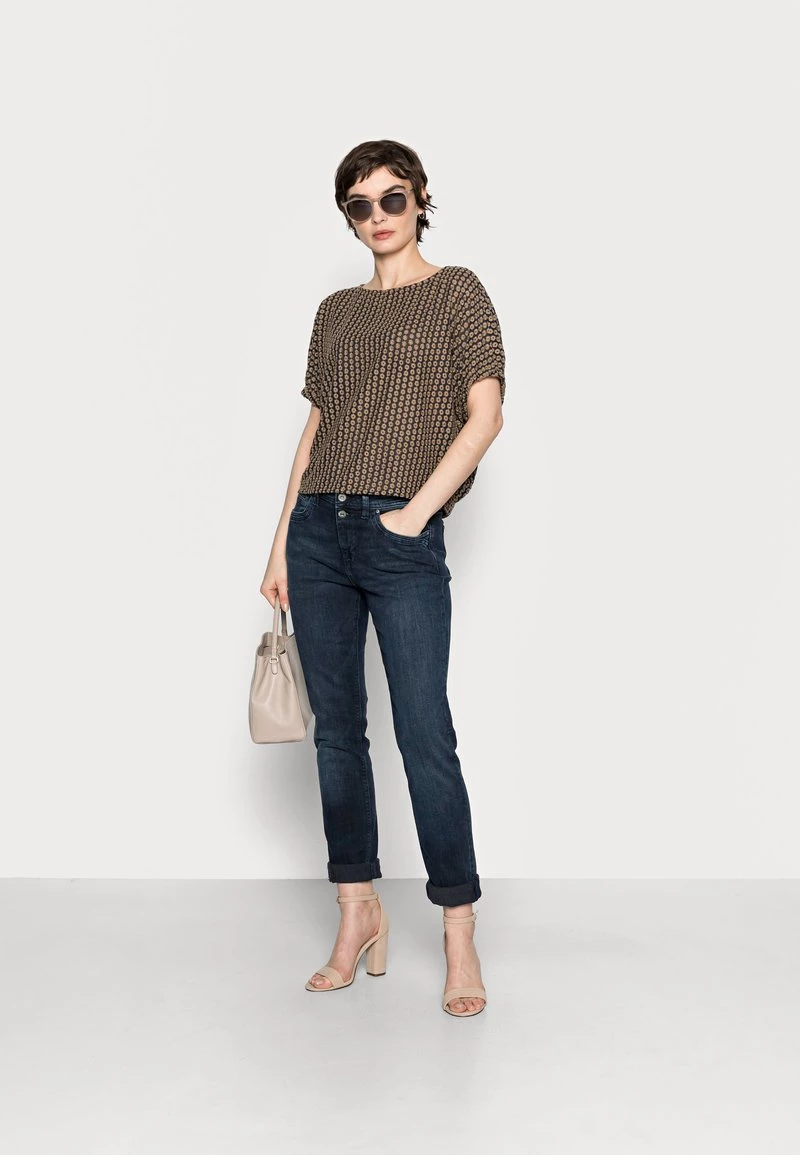 Opus FEMILU LACE T Shirt Imprimé Mystic Blue Femme 4 Opus FEMILU LACE T Shirt Imprimé Mystic Blue Femme – Image 2