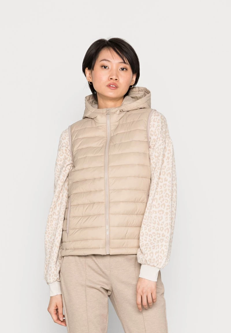 Opus WOJANA Veste Sans Manches Sweet Almond Melange Femme 3 Opus WOJANA Veste Sans Manches Sweet Almond Melange Femme