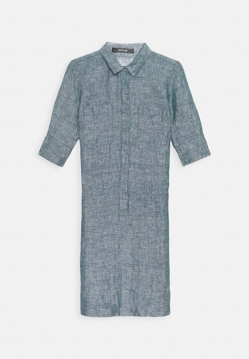 Opus Femme WILLMAR Robe Chemise Forever Blue 7 Opus Femme WILLMAR Robe Chemise Forever Blue – Image 5