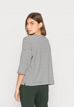 Opus Femme SEIFEN LITTLE STRIPE T Shirt à Manches Longues Black -Opus Soldes Magasin c84b7c2ab8794f5284f95e4daa809979