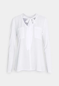 Opus FOKI T Shirt à Manches Longues Milk Femme -Opus Soldes Magasin cbc943d740054c44b4944d0fb197e027