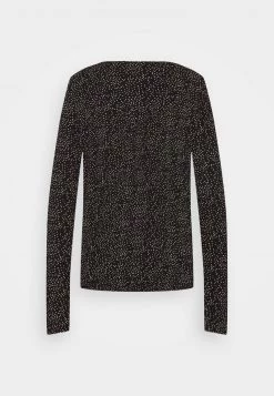 Opus Femme SANDRI T Shirt à Manches Longues Black -Opus Soldes Magasin ccb3eef43ea04db0a86902576f7a525d