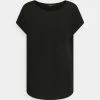 Opus Femme SKITA SOFT T Shirt Basique Black