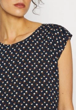 Opus Femme FANNIE DOT T Shirt Imprimé Blue Shadow -Opus Soldes Magasin dd47856248e946cca3bb5bb63e263765
