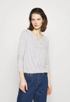 Opus Femme SANDRI T Shirt à Manches Longues Iron Grey Melange