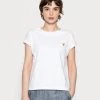 Opus Femme SULAKI T Shirt Basique White -Opus Soldes Magasin e00dc6d0d36a405ca24c32082ea7843b