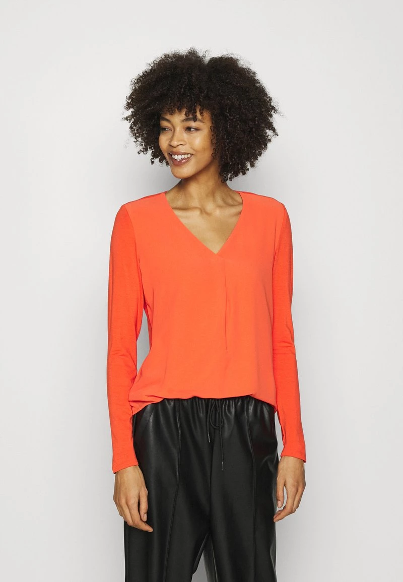 Opus FASINA T Shirt à Manches Longues Fresh Coral Femme 5 Opus FASINA T Shirt à Manches Longues Fresh Coral Femme – Image 3