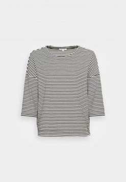 Opus Femme SEIFEN LITTLE STRIPE T Shirt à Manches Longues Black -Opus Soldes Magasin e4d43243c8c64b1981e3c88325eccaa2