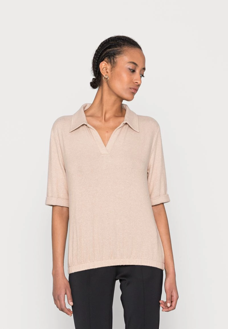 Opus SANASTASIA T Shirt Basique Sweet Almond Femme 3 Opus SANASTASIA T Shirt Basique Sweet Almond Femme