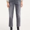 Opus Femme Jean Droit Washed Dark Grey -Opus Soldes Magasin f29612e7badc428da32fb340808dcfbc