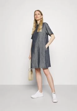 Opus Femme WELIKA Robe Chemise Mystic Blue -Opus Soldes Magasin f30c627d47154b5e935419948cdbcd11