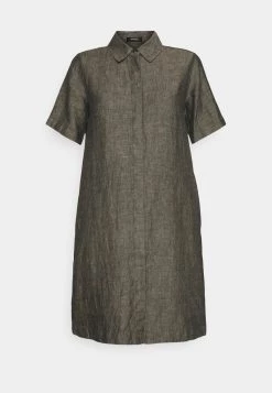 Opus Femme WELIKA Robe Chemise Black -Opus Soldes Magasin f372ce2557544a458004a60d54e90f3e