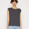 Opus Femme FANNIE DOT T Shirt Imprimé Blue Shadow -Opus Soldes Magasin f5927f38ed3648039b977aeaad3b4a4d