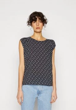 Opus Femme FANNIE DOT T Shirt Imprimé Blue Shadow