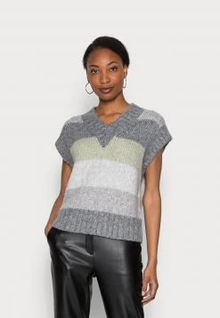 Opus PIRAYE Pullover Hazy Fog Melange Femme